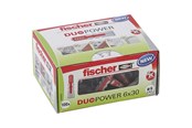 Naulat ja ruuvit - Fischer DuoPower 6x30 (100 pcs.) - 535453