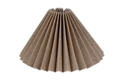 Valaisimet - Alpe Design Pliseerattu lampunvarjostin harmaasta pellava 15 cm - 41415512