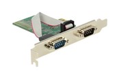 Verkkokortit (verkkosovittimet, tulostuspalvelimet jne.) - DeLOCK PCI Express Card > 2 x Serial RS-232 - 89555