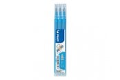 Kirjoitus- ja piirustustarvikkeet - Pilot Pen Pilot FriXion - refill - light blue (pack of 3) - BLS-FR5-S3-LB
