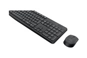 Näppäimistöt - Logitech MK235 - keyboard and mouse set - Italian Input Device - Näppäimistö ja Hiirisetti - Italialainen - Musta - 920-007913