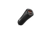 Puhelin - Adapterit & Laturit - Spigen Essential 48W Car Charger EV482 - black - ACP08447