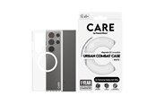 Puhelin - Kannet ja kotelot - CARE by PanzerGlass Flagship Case Transparent Urban Combat w. White QI Compatible Samsung Galaxy S24 Ultra - PANZER1155