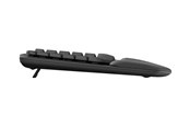 Näppäimistöt - Logitech Wave Keys - keyboard - QWERTZ - German - graphite - Näppäimistö - Saksa - Harmaa - 920-012283