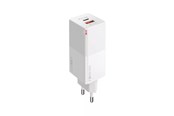 Puhelin - Adapterit & Laturit - Forever 65W USB-C PD & USB-A QC - White - GSM099199