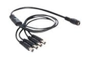 Sisäiset virtakaapelit - DeLOCK - Power Splitter - DC Jack 5.5 x 2.1 mm to DC Jack 5.5 x 2.1 mm - 50 cm - 83287
