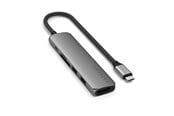 Telakointiasemat - Satechi 6-in-1 USB-C Slim Multiport Adapter - Space Grey - ST-P6SM
