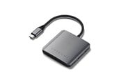 USB hub - Satechi 4-Port USB-C Hub with PD USB hub - 4 porttia - hopea - ST-H4CPDM