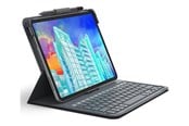 Näppäimistöt - ZAGG Messenger Folio 2 for Apple 10.9-inch iPad Air - Näppäimistö & Foliosetti - Pohjoismainen - Harmaa - 103010824