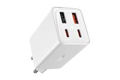 Puhelin - Adapterit & Laturit - Baseus GaN6 Pro 65W - Moon White - P10162701213-00