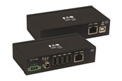 Toistimet & Lähettimet - Eaton Series USB over Cat6 Extender 4-Port Industrial ESD Protection PoC - USB 2.0 Mountable 330 ft. TAA - B203-104-IND-ER