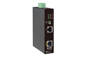 UPS - Tripp Lite Eaton  Series Industrial Gigabit Ethernet PoE injector 60W PoE++ 802.3bt Midspan -40C to +75C IP30 housing Dual 24~57VDC  DIN rail 1 Port - NPOEI-60W-1G