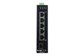 Kytkimet - Tripp Lite Eaton  series 5-Port Managed Industrial Gigabit Ethernet Switch - 10/100/1000 Mbps GbE SFP Slot -40° to 75°C DIN Mount - NGI-M05-C1