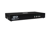 KVM-kytkimet - Tripp Lite Secure KVM Switch 4-Port Single Head DisplayPort to DisplayPort 4K NIAP PP4.0 Audio TAA - KVM / audio switch - 4 ports - TAA Compliant - B002-DP1A4-N4