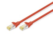 Verkkokaapelit - DIGITUS CAT 6A S-FTP Cable - 0.5m - Punainen - 0.5m - DK-1644-A-005/R