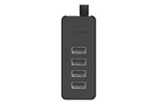 USB hub - ORICO W5P-100 USB to 4x USB 2.0 Hub Adapter (black) USB hub - 4 porttia - USB 2.0 - Musta - W5P-U2-100-BK-EP