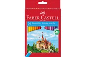 Kirjoitus- ja piirustustarvikkeet - Faber-Castell Colour pencil Castle 36x - 120136