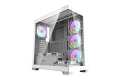 Kotelot - Darkflash Computer case DS900 (white) + 7 ARGB Fans - Kotelot - Miditower - Valkoinen - DS900 White + fans
