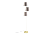 Valaisimet - EGLO ALMEIDA 2 floor lamp brushed brass - 99612