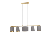 Valaisimet - EGLO ALMEIDA 2 pendant brushed brass - 99487