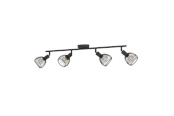Valaisimet - EGLO SONNINO spot 4L black - 901042