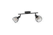 Valaisimet - EGLO SONNINO spot 2L black - 901039