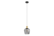 Valaisimet - EGLO EMPOLI pendant black/brushed brass - 901036