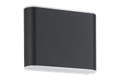 Valaisimet - EGLO GRUTTI outdoor wall lamp anthracite - 901025