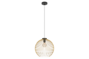Valaisimet - EGLO VENEZUELA pendant Ø400 black/gold - 901003