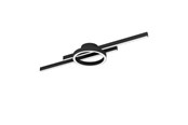 Valaisimet - EGLO AMANDOLO ceiling lamp with remote control 2700-6500K black - 900953