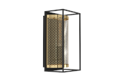 Valaisimet - EGLO NOHALES wall lamp black/brass - 43789