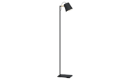 Valaisimet - EGLO LACEY floor lamp black/brown - 43614