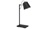 Valaisimet - EGLO LACEY table lamp black/brown - 43613
