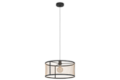 Valaisimet - EGLO DELLOW pendant black/brass - 43604