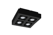 Valaisimet - EGLO MENDOZA surface-mounted lamp black - 31065
