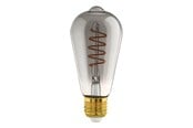 Smart Home - Älykoti - EGLO CONNECT-Z LED ST64 Spiral 4W 2000K E27 smoky - 110285