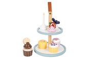 Hahmot - Small Foot - Wooden Play Food Etagere with Cupcakes 13 pieces. - 12434