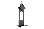 Seinäkiinnitys, AV-kiinnikkeet & AV-kalusteet - Multibrackets M stand - Flip - for flat panel /video conference camera - motorised with cabinet - black - Max 50 kg - recommended for 43"-86" - 7350105215667