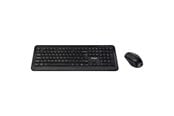 Näppäimistöt - Targus Full-size Wireless Keyboard and Mouse Combo - Black (Nordic) - Näppäimistö ja Hiirisetti - Pohjoismainen - Musta - AKM610NO