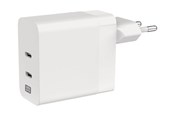 Puhelin - Adapterit & Laturit - XtremeMac 65W Dual USB-C Charger | Eco-Friendly PD for MacBook & iPhone - XWH-SPC60-03