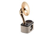 DAB, Verkko- & Kelloradiot - Sangean CP-100D Fabric black-Gold DAB+/FM-RDS/bluetooth/AU - Musta - A500468