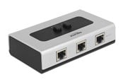 Kytkimet - DeLOCK Switch RJ45 10/100/1000 2 port manual bidirectional - 87673