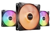Kotelotuuletin - be quiet! LIGHT WINGS LX high-speed (3-pack) - Kotelotuuletin - 120mm - Musta RGB LED valolla - 31 dBA - BL124