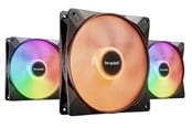 Kotelotuuletin - be quiet! LIGHT WINGS LX 140 (3-pack) - Kotelotuuletin - 140mm - Musta RGB LED valolla - 23 dBA - BL127