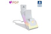 Pelit - lisävarusteet - PDP Afterglow Wave - Dual Charger White - Wired - Sony PlayStation 5 - 052-022-WH