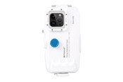 Puhelin - Muut lisävarusteet - Puluz plastic waterproof case for iPhone 14 Plus/Pro Max/13 Pro Max/12 Pro Max/11 Pro Max (white) - PU9116W