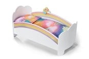 Nuket & tarvikkeet - Baby Born Rainbow Bed - 835999
