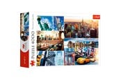Palapelit - Trefl Puzzle - New York - collage (4000 pieces) Lattia - TFL45006