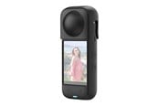 Action-kameran lisälaitteet - Puluz Silicone protective case for Insta360 X4 (black) - PU985B