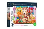 Palapelit - Trefl Puzzle - Unlimited Fit - Doggy Peekers (1000 pieces) Lattia - TFL10699